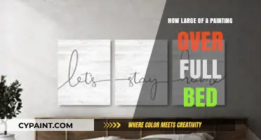 Choosing the Perfect Painting Size for Your Full Bed Setup