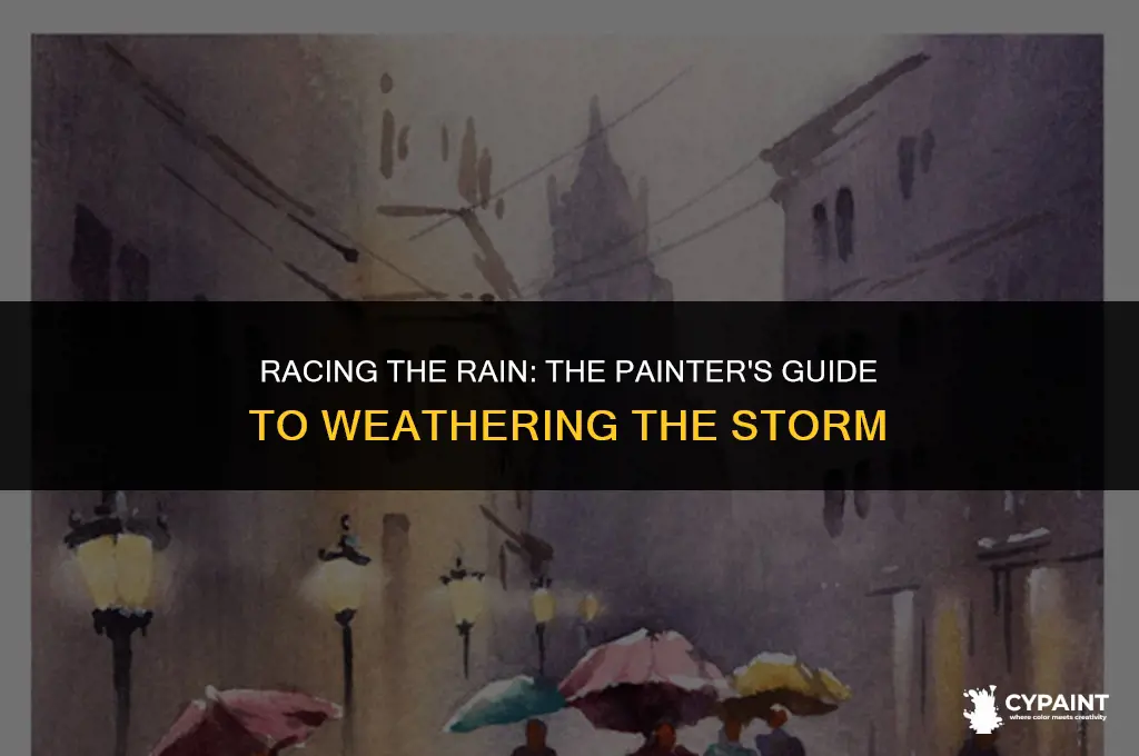 how late can i paint before it rains