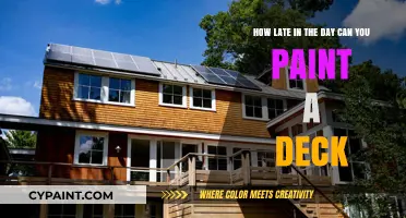 Ideal Timing for Deck Painting: Maximizing Late-Day Conditions