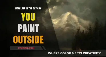 Best Time for Outdoor Painting: Morning, Noon or Night?