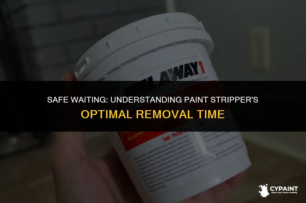 how ling can you leave paint stripper on