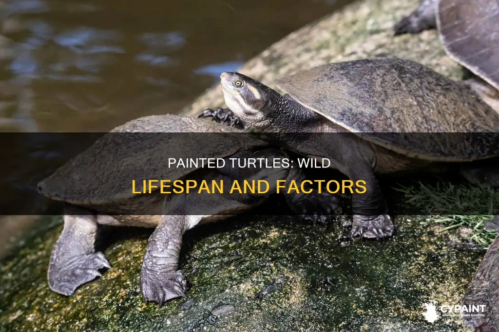 how lomg does painted trutle live in the wild