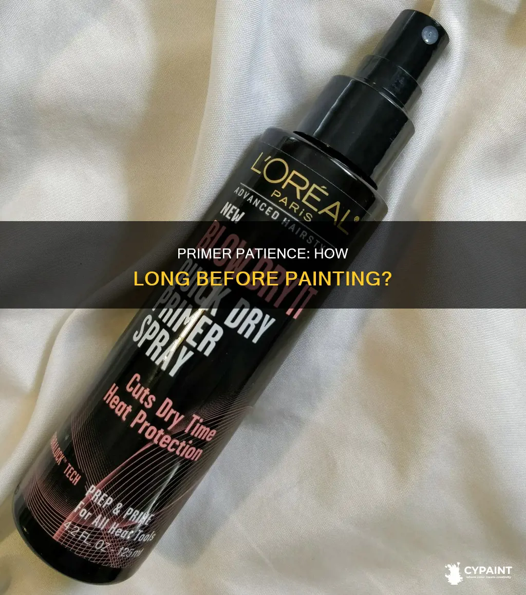 how lomng should you wait to paint after primer
