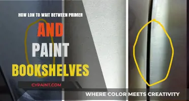 Primer and Paint: Best Wait Time for Bookshelves