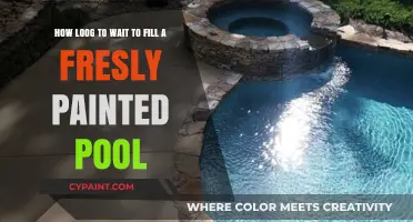 Freshly Painted Pool: Optimal Waiting Time Before Filling