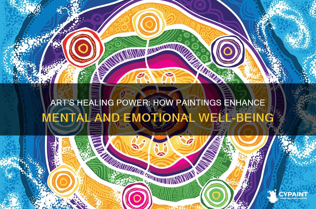 how looking at a painting helps people