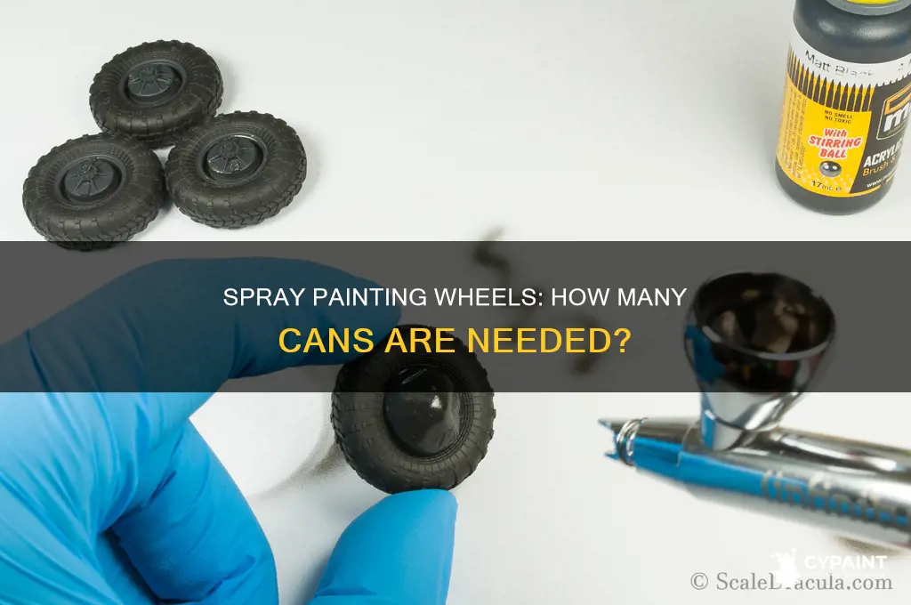 how many 12 oz cans to paint 4 wheels