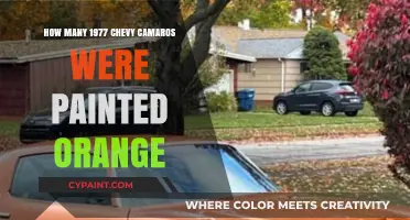 1977 Chevy Camaro: Unveiling the Rarity of Orange Paint Options