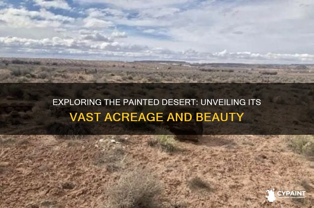 how many acres of land is in the painted desert