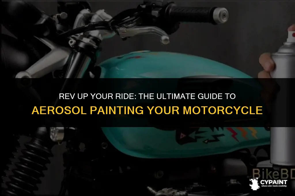 how many aerosol cans to paint a motorcycle