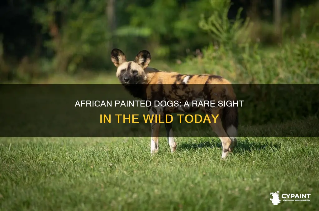 how many african painted dogs are left in the wild