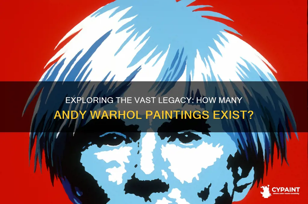 how many andy warhol paintings are there