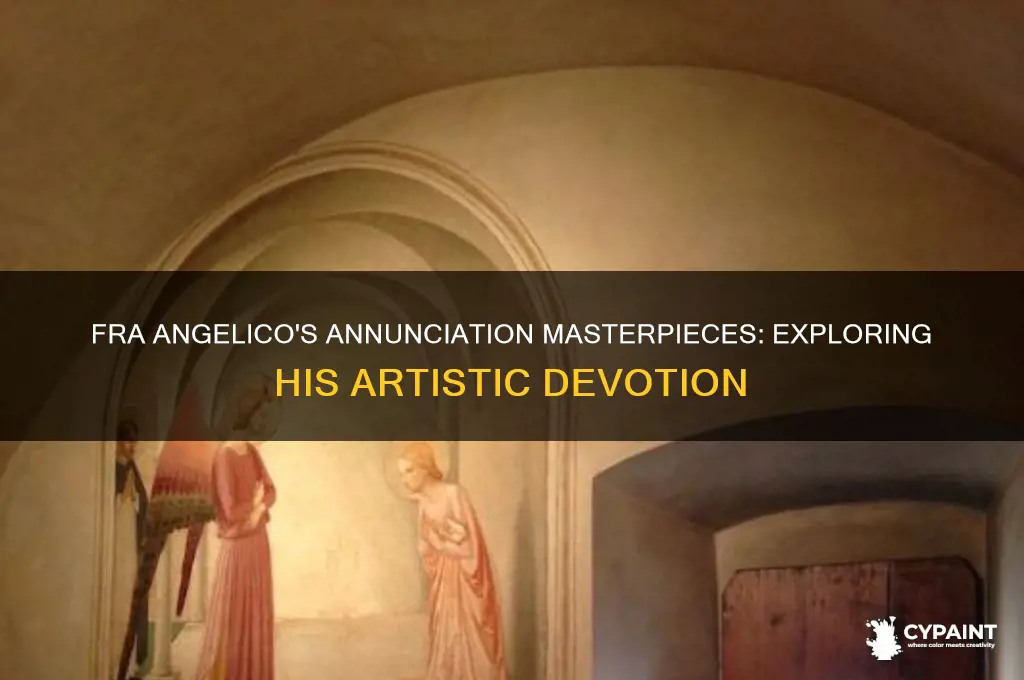 how many annunciations did fra angelico paint