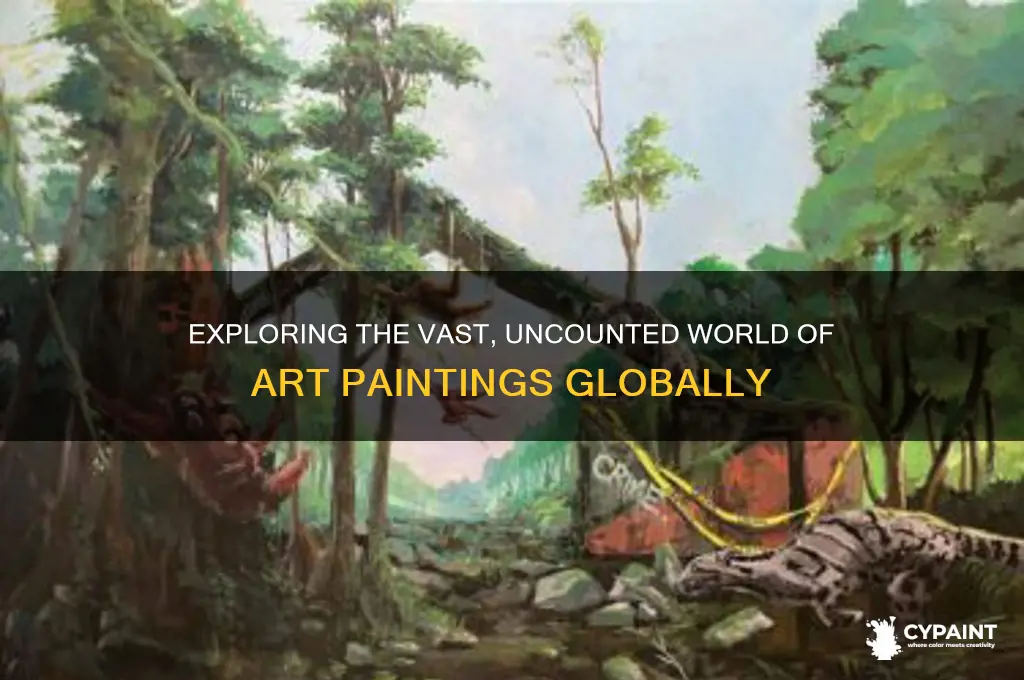how many art paintings are out there