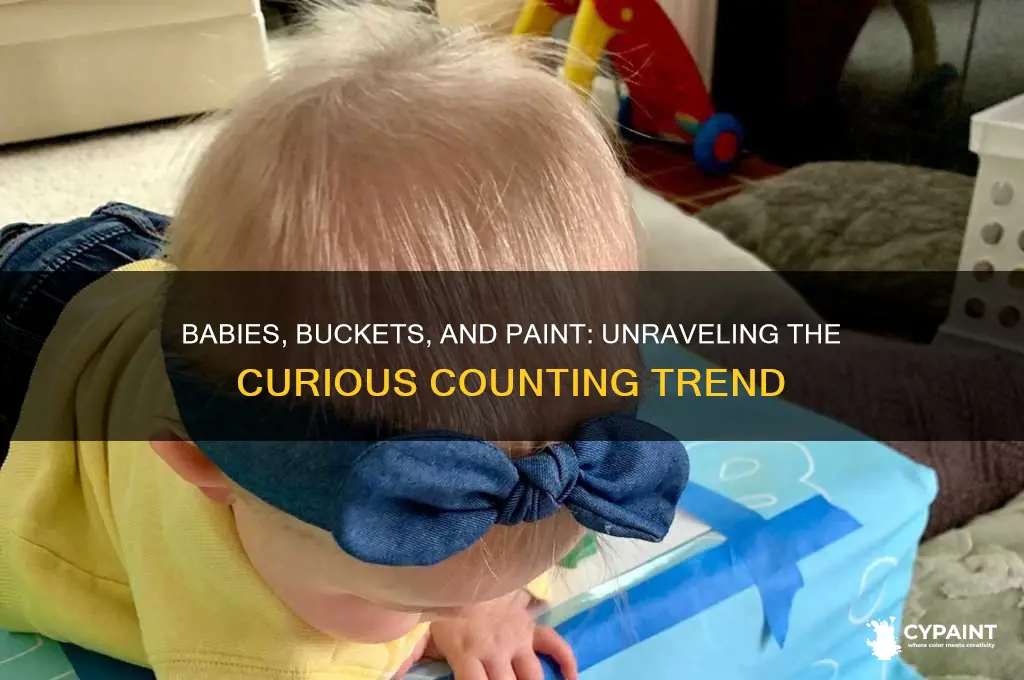 how many babies are dropped in a bucket of paint