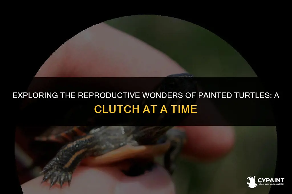 how many babies can a painted turtle have