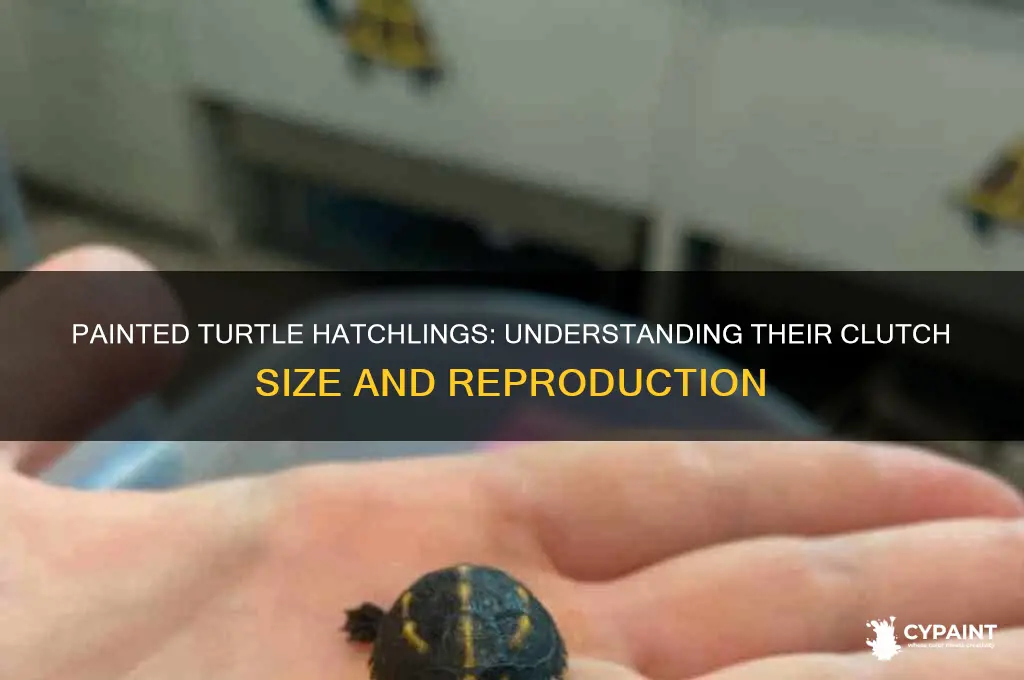 how many babies do painted turtles have