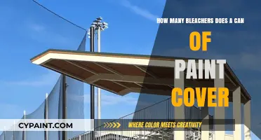 Paint Coverage: Bleachers and Cans