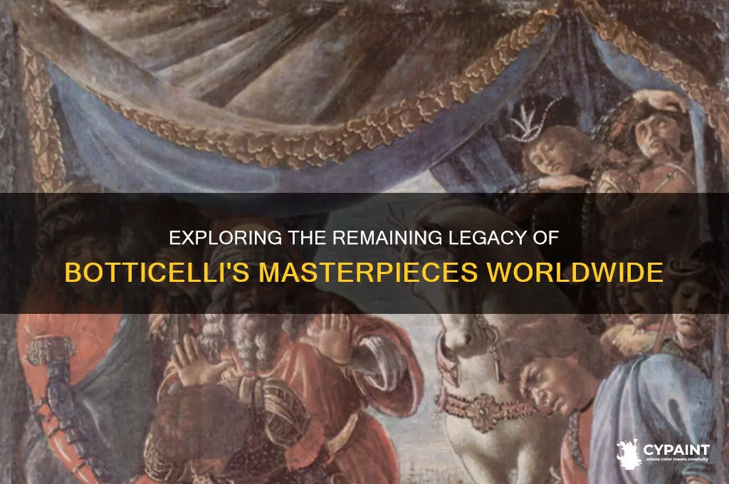 how many boticelli paintings left in the world