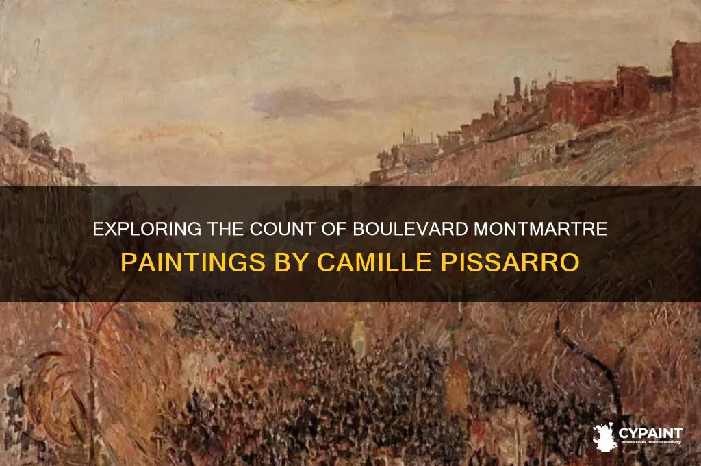 how many boulevard montmartre paintings are there