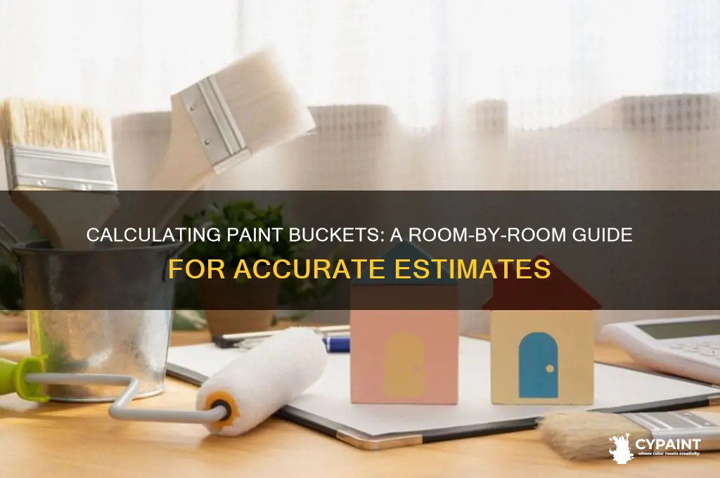 how many buckets of paint for a room
