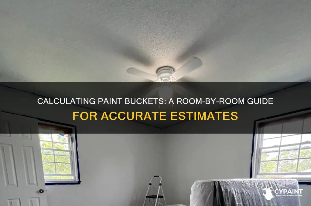 how many buckets of paint for one room