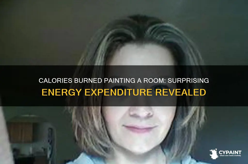 how many calories burned painting a room