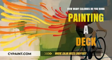 Burning Calories, Painting a Deck