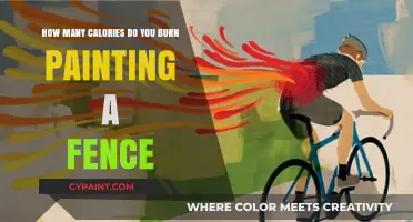 Burning Calories While Painting the Fence