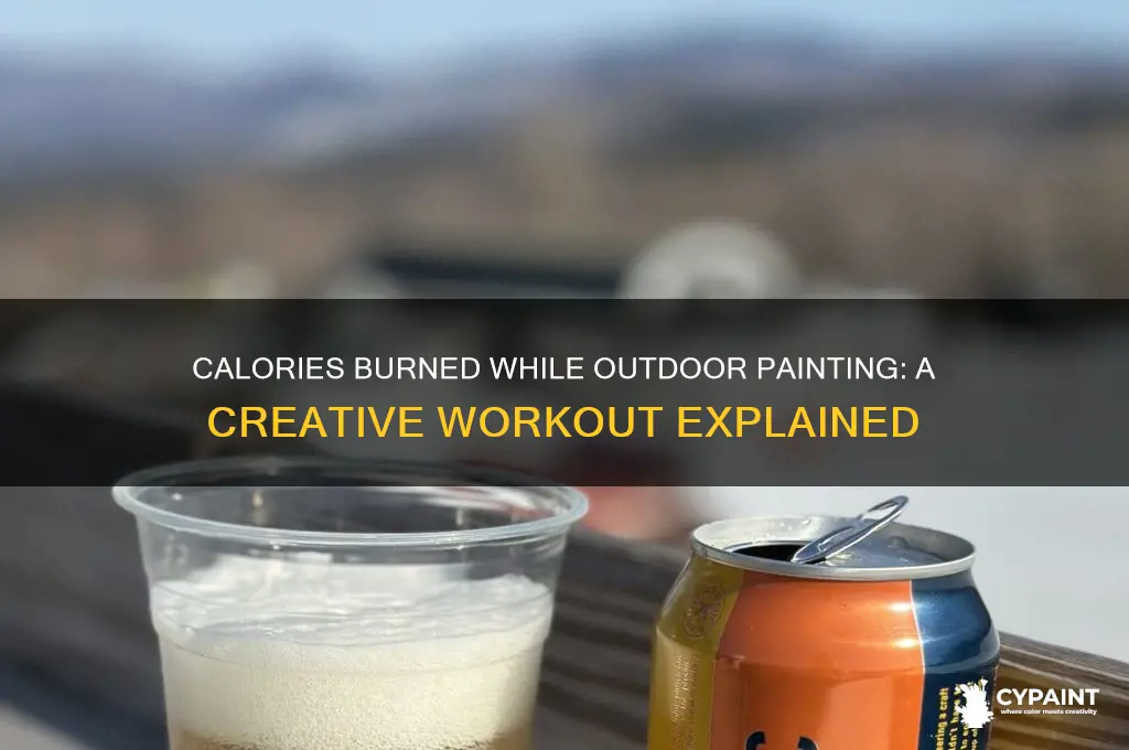 how many calories does outdoor painting burn