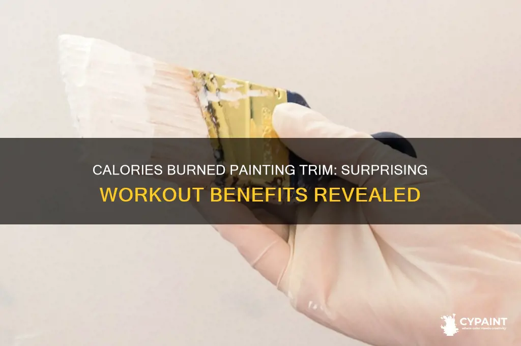 how many calories does painting trim burn