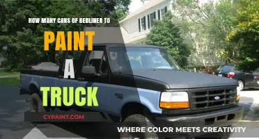 Truck Bedliner Painting: How Many Cans Are Needed?