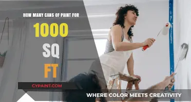 Painting 1000 Sq Ft: How Many Cans of Paint?