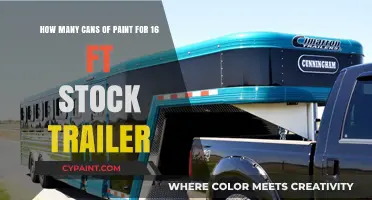 Estimating Paint Cans Needed for a 16-Foot Stock Trailer Project