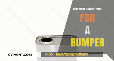 Revamping Your Ride: Estimating Paint Cans for a Bumper Makeover