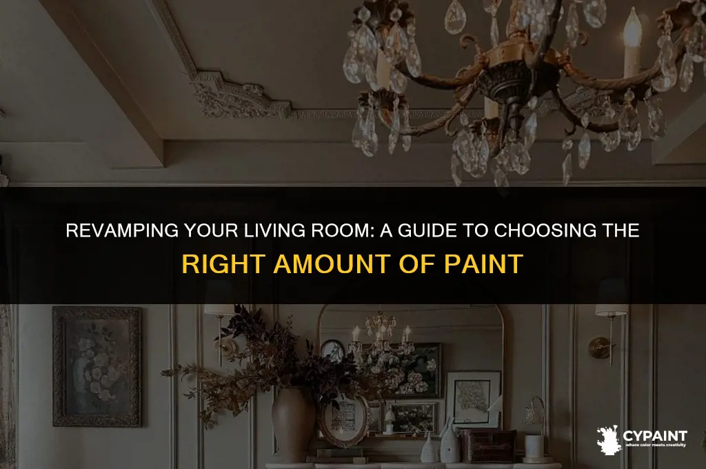 how many cans of paint for living room