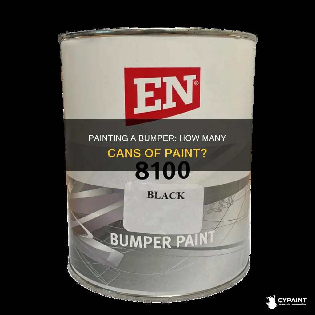 how many cans of paint to paint a bumper