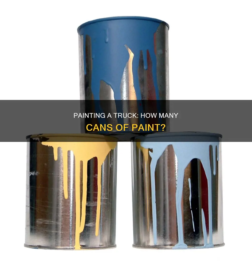 how many cans of paint to paint a truck