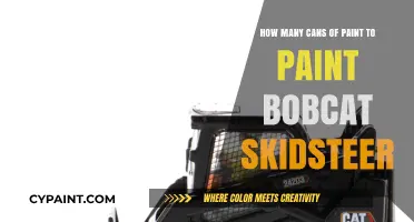 Painting a Bobcat Skidsteer: How Many Cans of Paint?