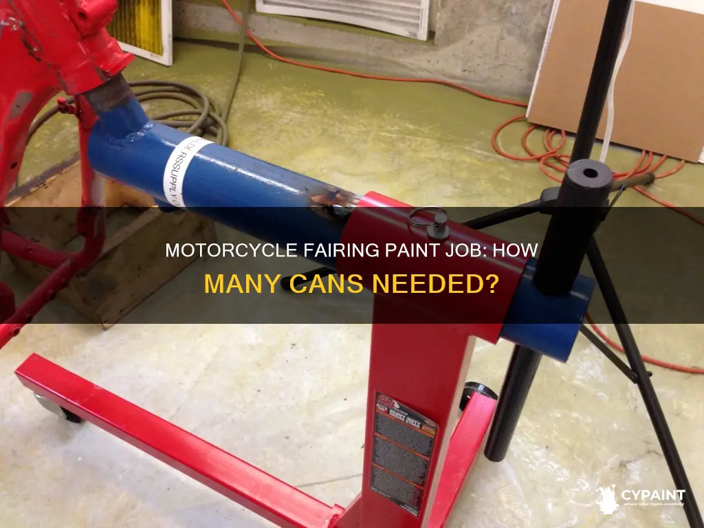 how many cans of paint to paint motorcycle fsirings