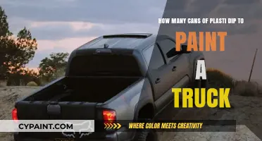 Plasti Dip Truck Painting: Estimating Cans for Full Coverage