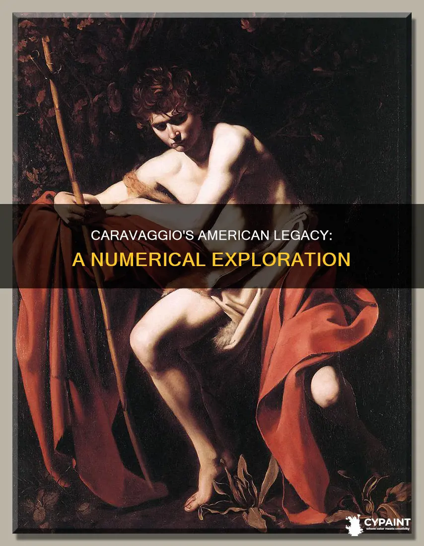 how many caravaggio paintings are in the united states