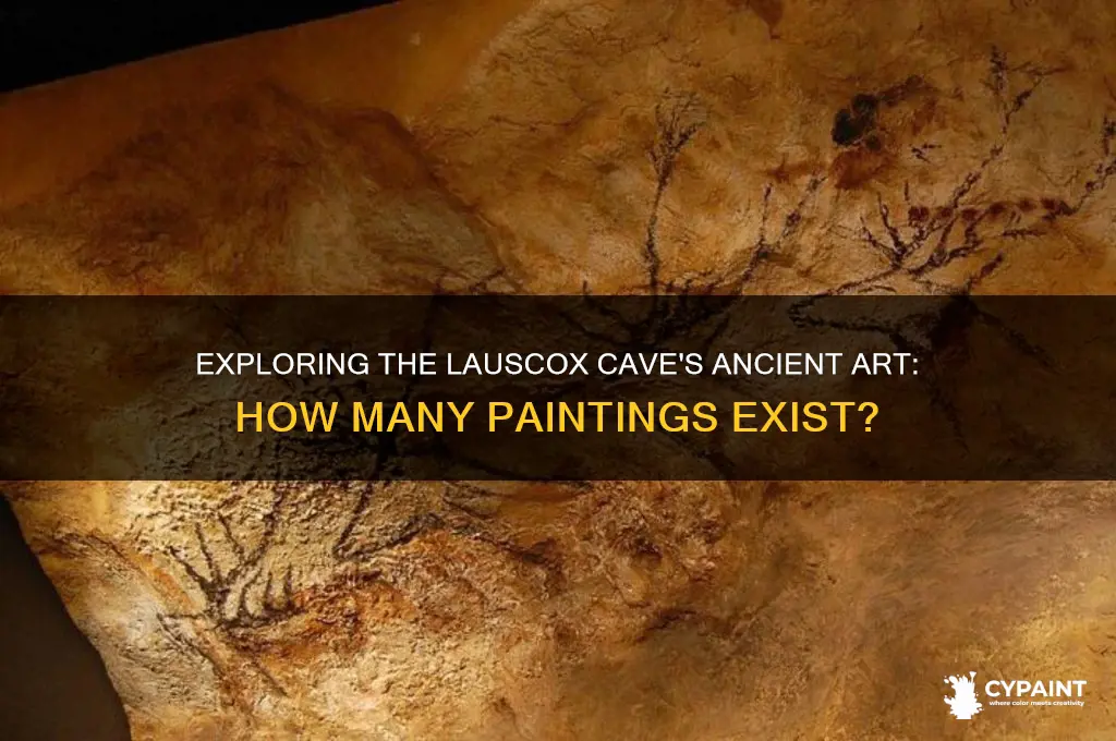 how many cave paintings does the lauscox have