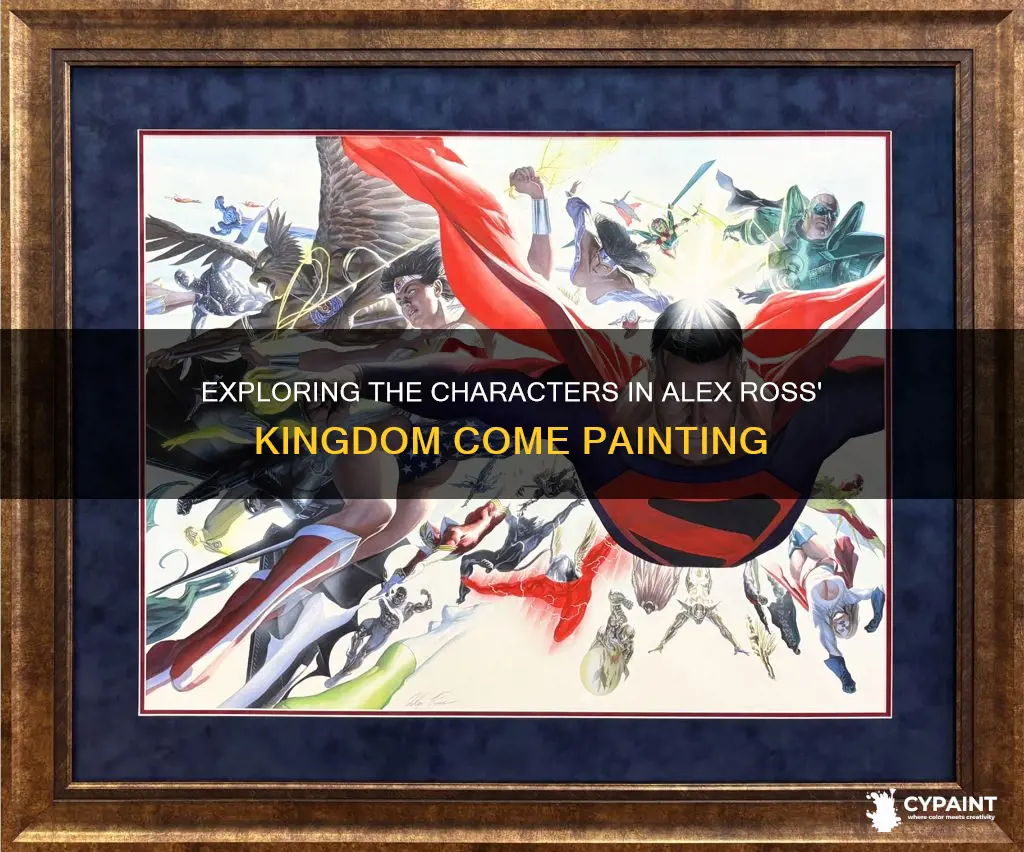 how many characters on alex ross kingdom come painting