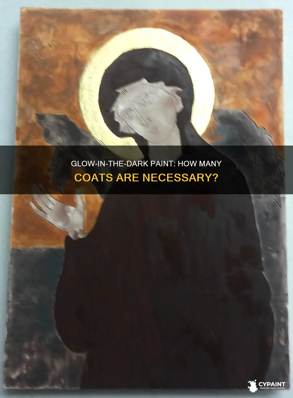 how many coats of glow in the dark paint