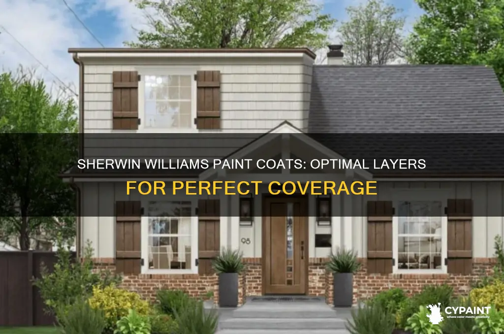 how many coats of paint are recommended by sherwin williams