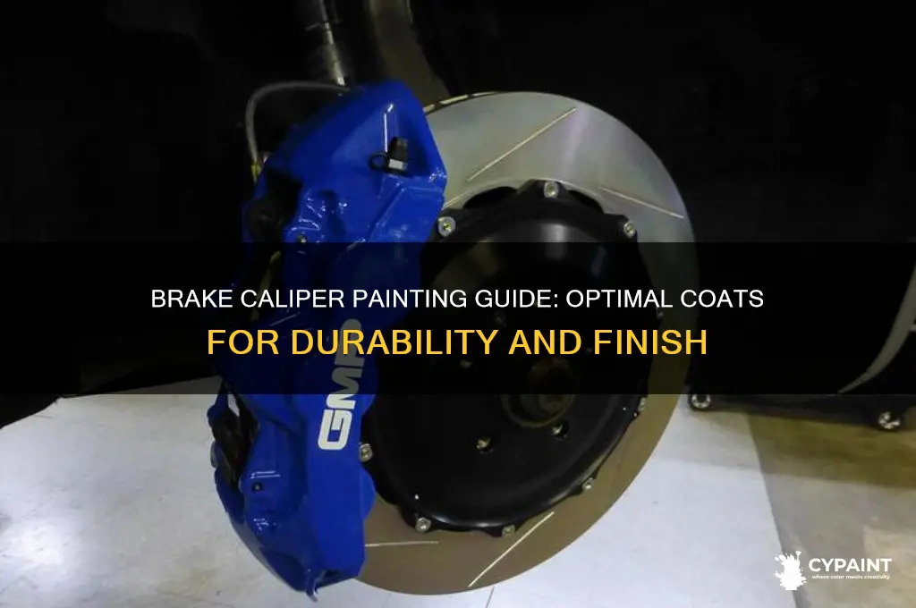 how many coats of paint brake calipers