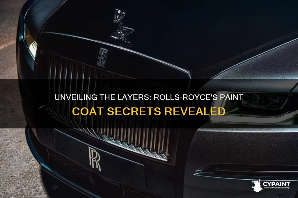 how many coats of paint does a rolls royce have