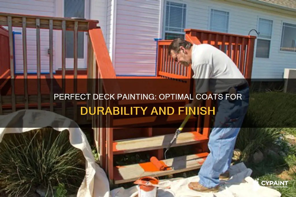 how many coats of paint for a deck