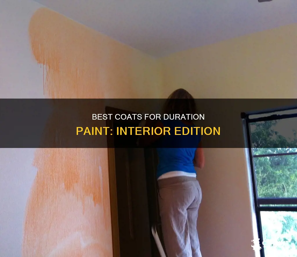 how many coats of paint for duration paint interior